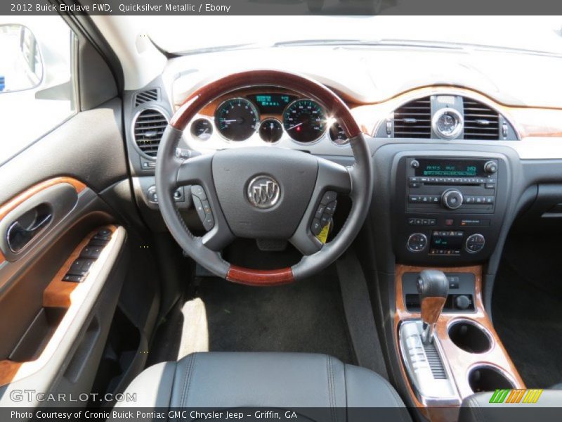 Quicksilver Metallic / Ebony 2012 Buick Enclave FWD