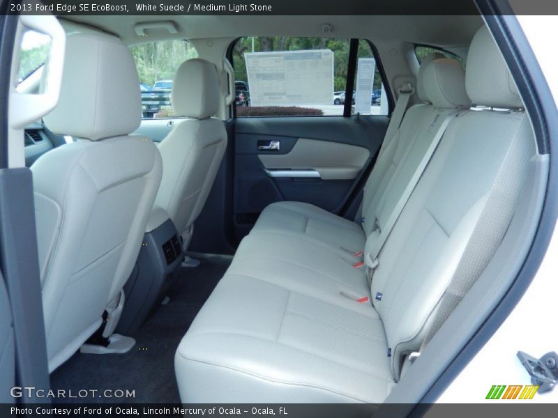 Rear Seat of 2013 Edge SE EcoBoost