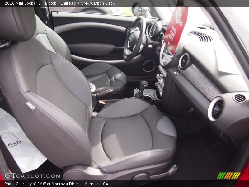 Chili Red / Grey/Carbon Black 2010 Mini Cooper S Hardtop
