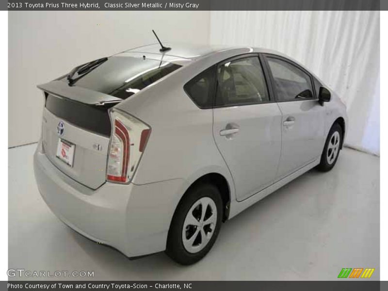 Classic Silver Metallic / Misty Gray 2013 Toyota Prius Three Hybrid