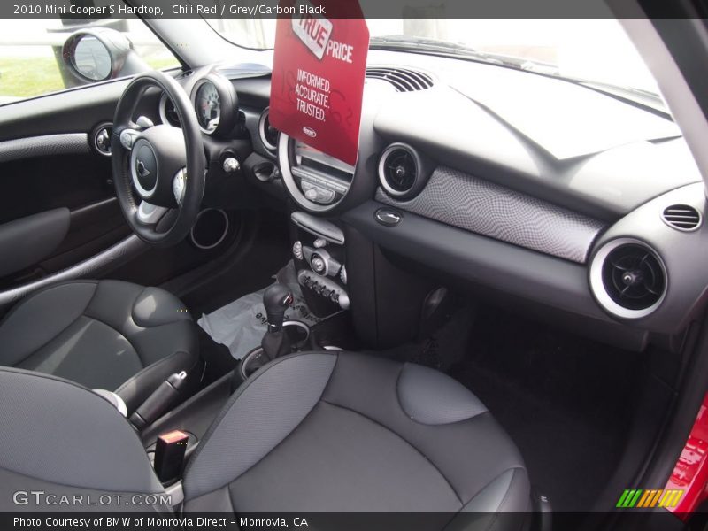 Chili Red / Grey/Carbon Black 2010 Mini Cooper S Hardtop