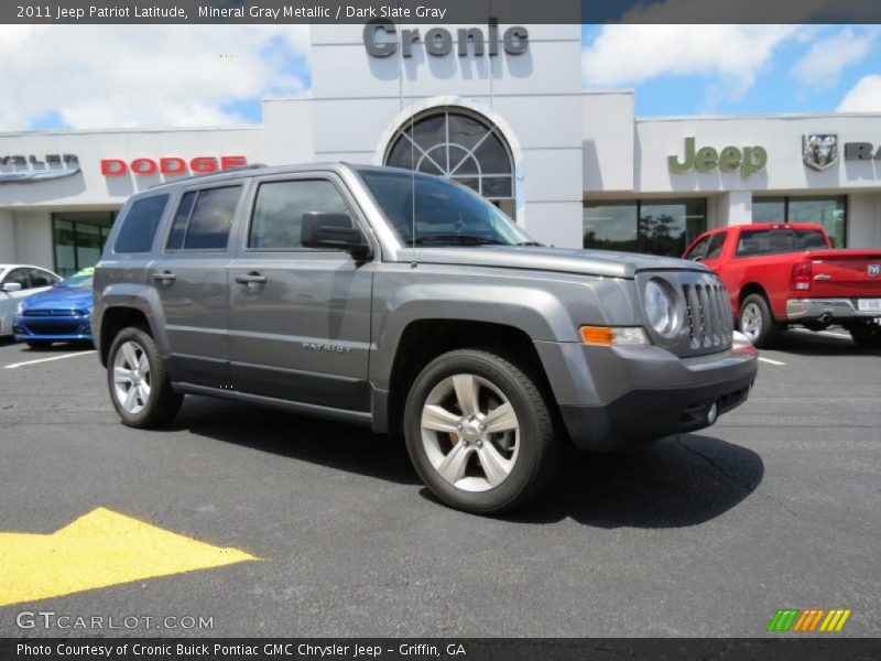 Mineral Gray Metallic / Dark Slate Gray 2011 Jeep Patriot Latitude