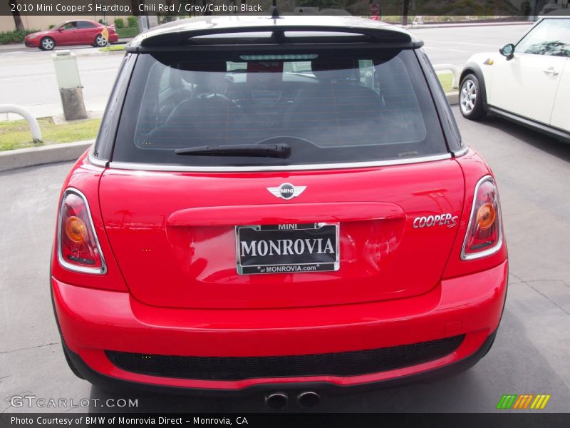 Chili Red / Grey/Carbon Black 2010 Mini Cooper S Hardtop