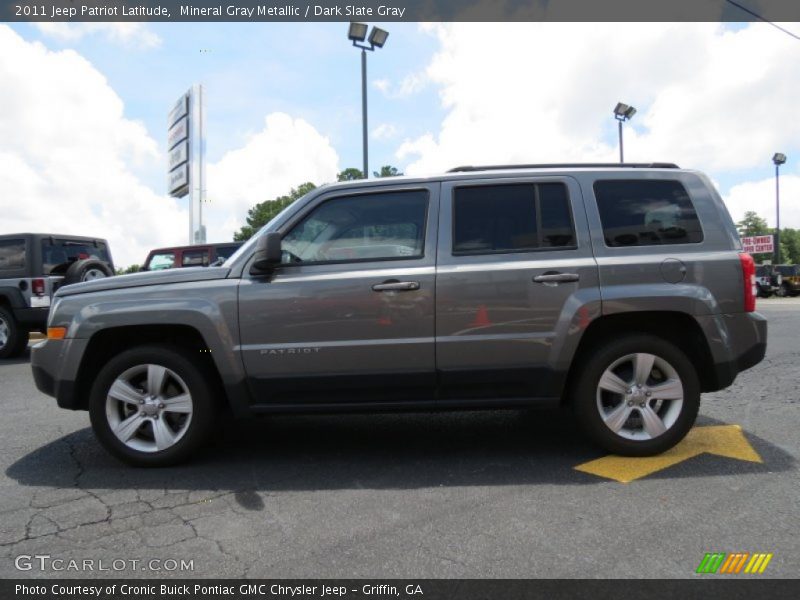 Mineral Gray Metallic / Dark Slate Gray 2011 Jeep Patriot Latitude