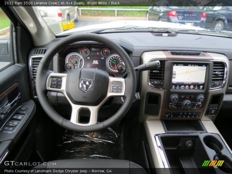 Dashboard of 2013 3500 Laramie Crew Cab 4x4 Dually