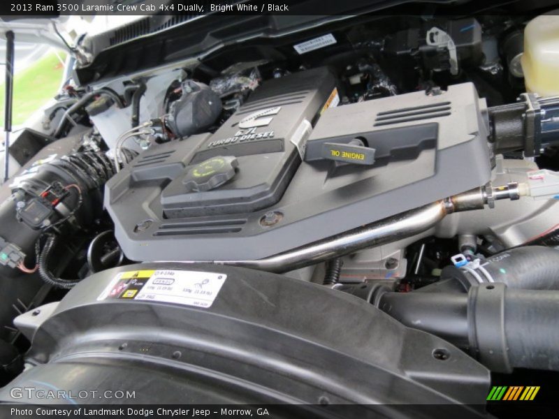  2013 3500 Laramie Crew Cab 4x4 Dually Engine - 6.7 Liter OHV 24-Valve Cummins VGT Turbo-Diesel Inline 6 Cylinder