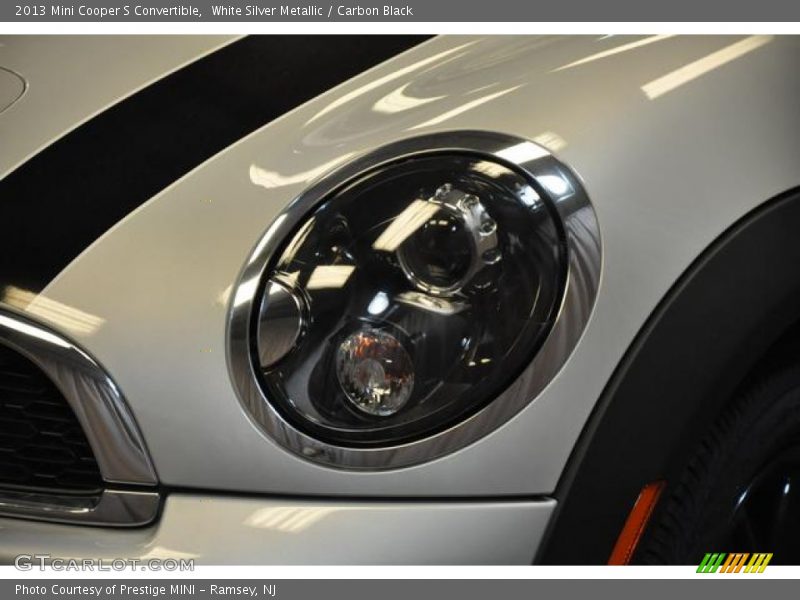 White Silver Metallic / Carbon Black 2013 Mini Cooper S Convertible