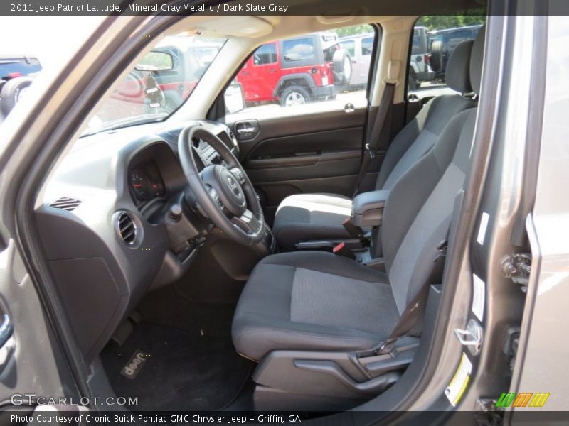 Mineral Gray Metallic / Dark Slate Gray 2011 Jeep Patriot Latitude