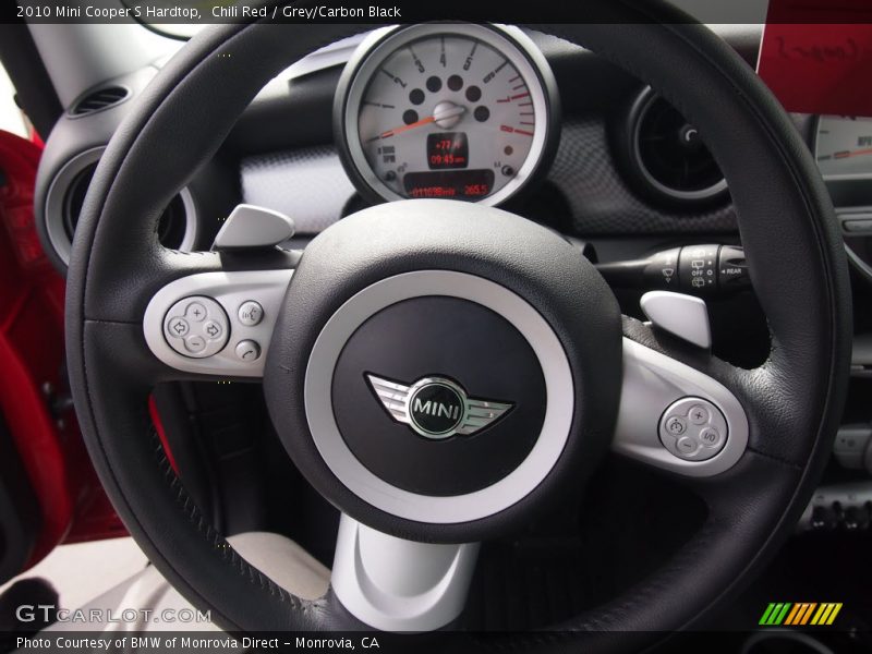 Chili Red / Grey/Carbon Black 2010 Mini Cooper S Hardtop