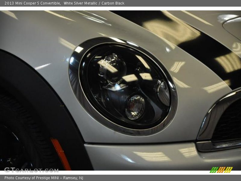 White Silver Metallic / Carbon Black 2013 Mini Cooper S Convertible