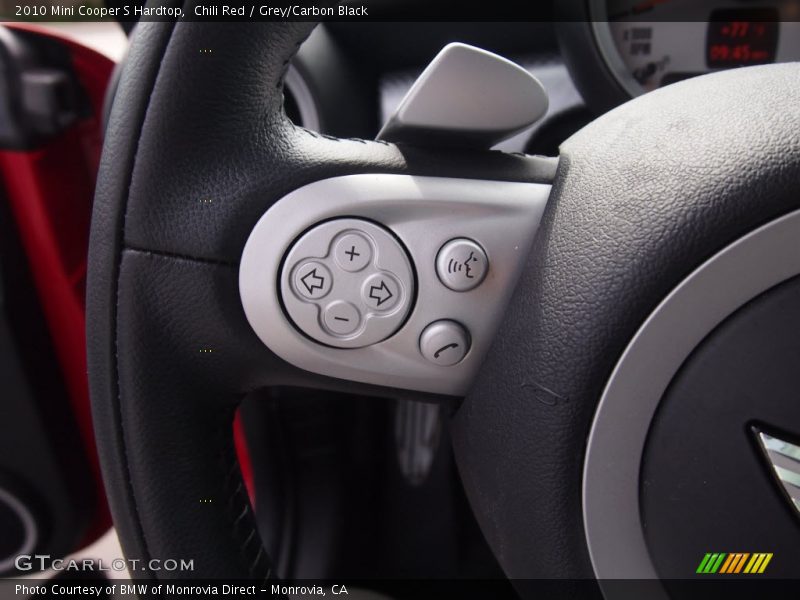 Chili Red / Grey/Carbon Black 2010 Mini Cooper S Hardtop