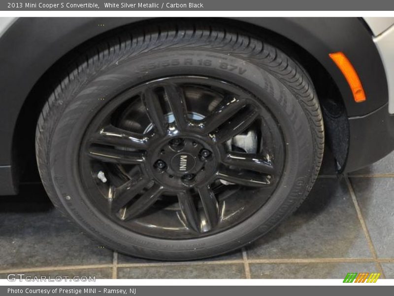 White Silver Metallic / Carbon Black 2013 Mini Cooper S Convertible