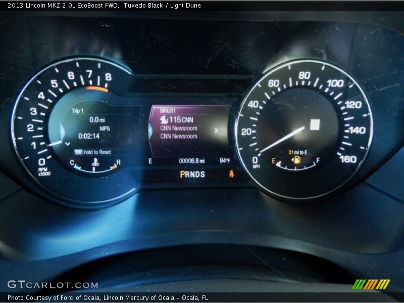 Tuxedo Black / Light Dune 2013 Lincoln MKZ 2.0L EcoBoost FWD