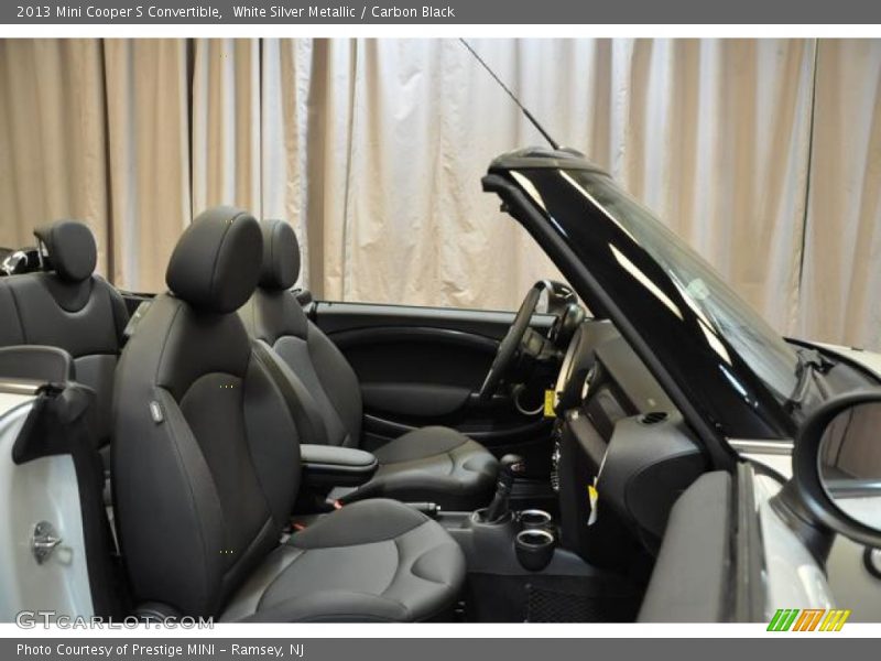 White Silver Metallic / Carbon Black 2013 Mini Cooper S Convertible