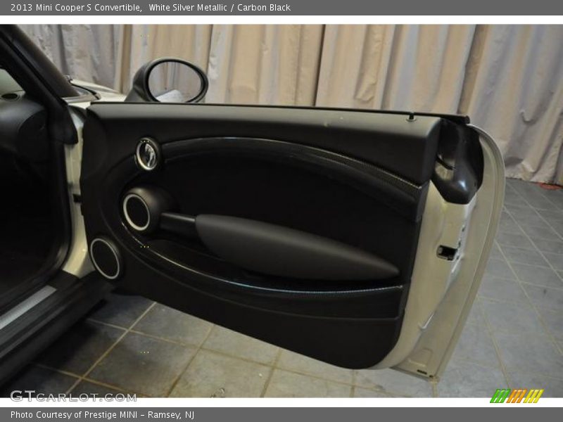 White Silver Metallic / Carbon Black 2013 Mini Cooper S Convertible