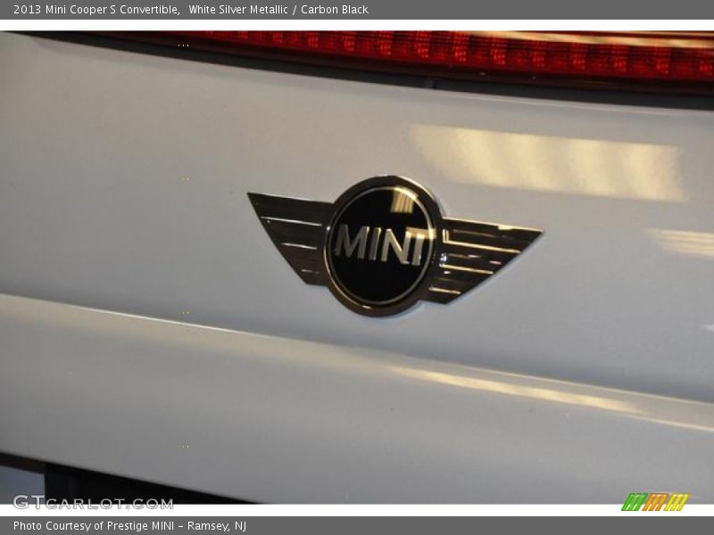 White Silver Metallic / Carbon Black 2013 Mini Cooper S Convertible