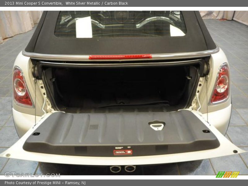 White Silver Metallic / Carbon Black 2013 Mini Cooper S Convertible