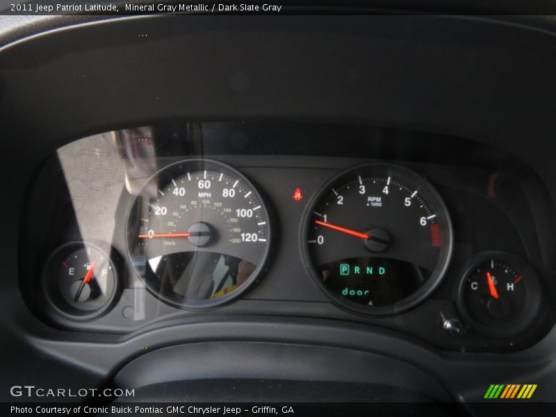 Mineral Gray Metallic / Dark Slate Gray 2011 Jeep Patriot Latitude