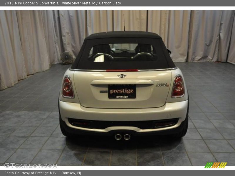 White Silver Metallic / Carbon Black 2013 Mini Cooper S Convertible