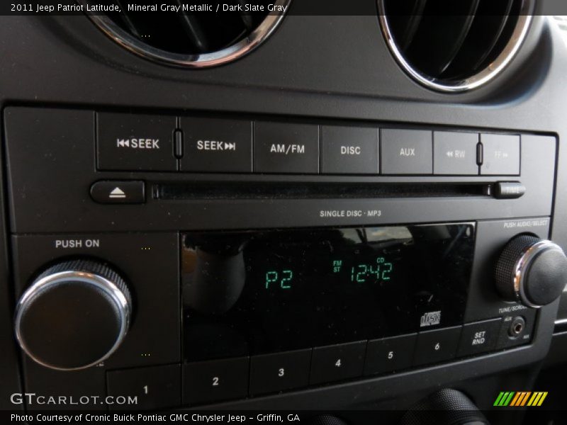 Mineral Gray Metallic / Dark Slate Gray 2011 Jeep Patriot Latitude