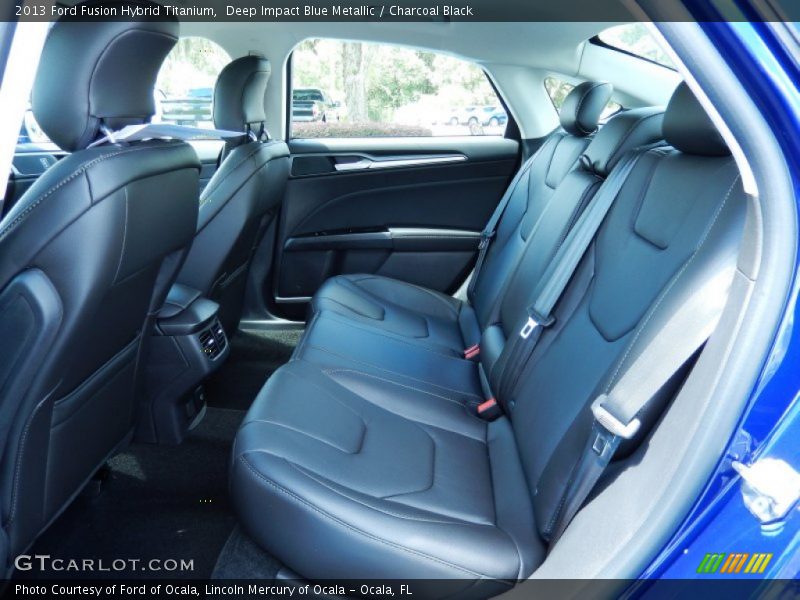 Rear Seat of 2013 Fusion Hybrid Titanium
