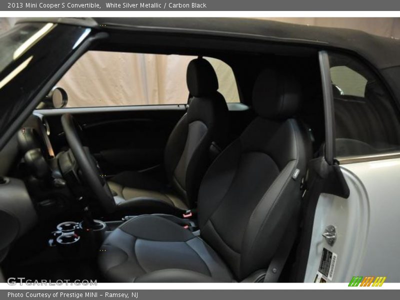 White Silver Metallic / Carbon Black 2013 Mini Cooper S Convertible