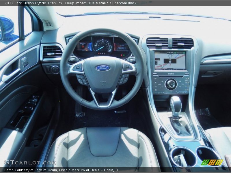 Dashboard of 2013 Fusion Hybrid Titanium
