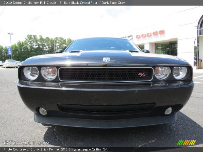 Brilliant Black Crystal Pearl / Dark Slate Gray 2010 Dodge Challenger R/T Classic