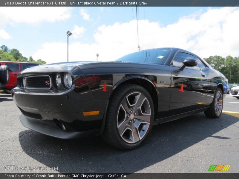 Brilliant Black Crystal Pearl / Dark Slate Gray 2010 Dodge Challenger R/T Classic