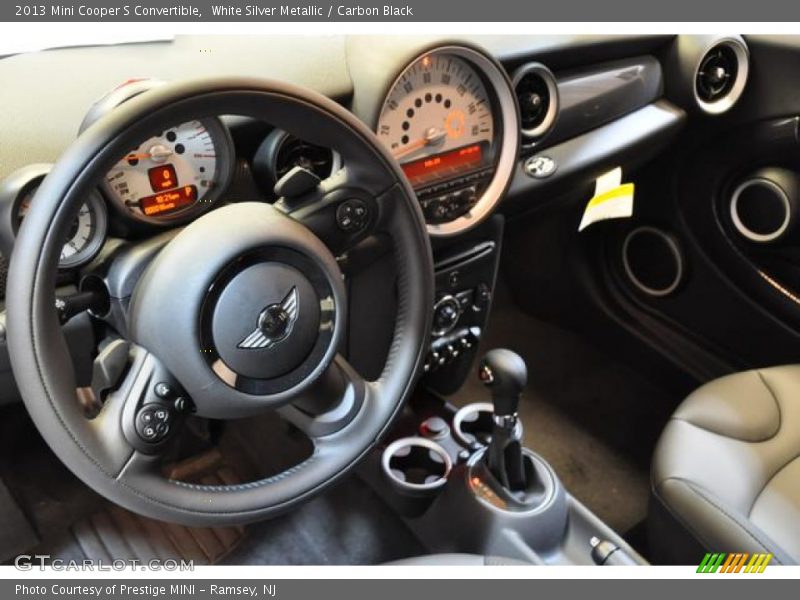 White Silver Metallic / Carbon Black 2013 Mini Cooper S Convertible