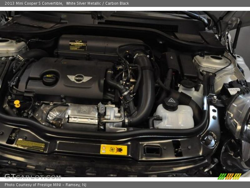 White Silver Metallic / Carbon Black 2013 Mini Cooper S Convertible