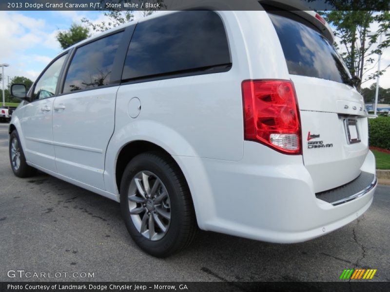 Stone White / Black 2013 Dodge Grand Caravan R/T