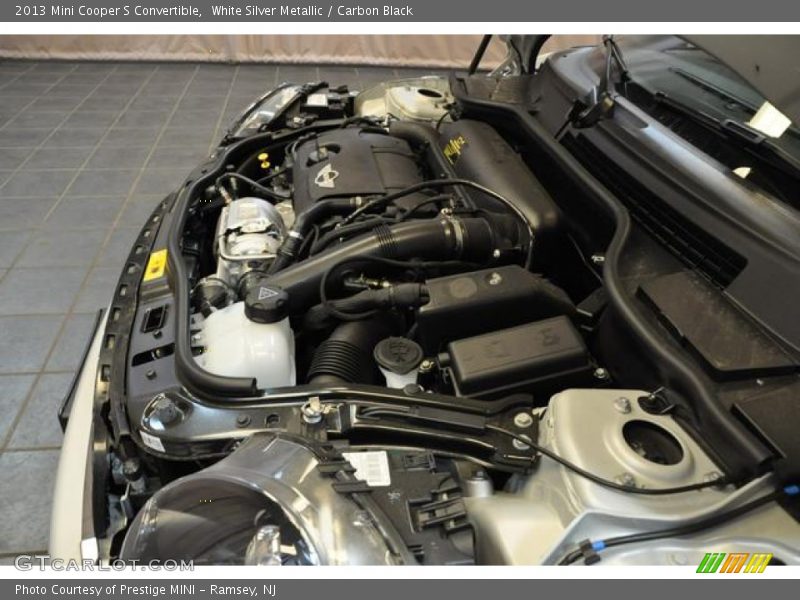 White Silver Metallic / Carbon Black 2013 Mini Cooper S Convertible