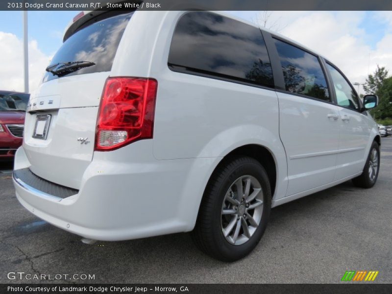 Stone White / Black 2013 Dodge Grand Caravan R/T