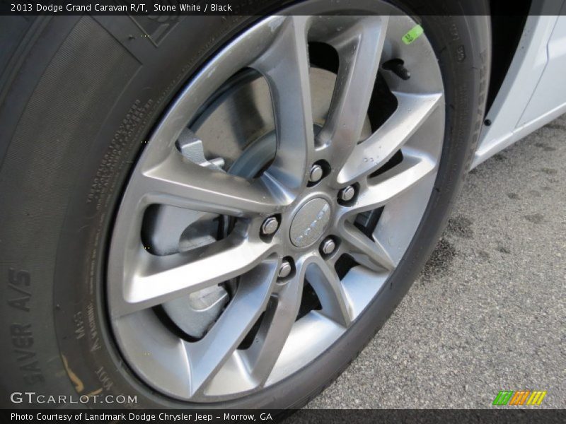 Stone White / Black 2013 Dodge Grand Caravan R/T