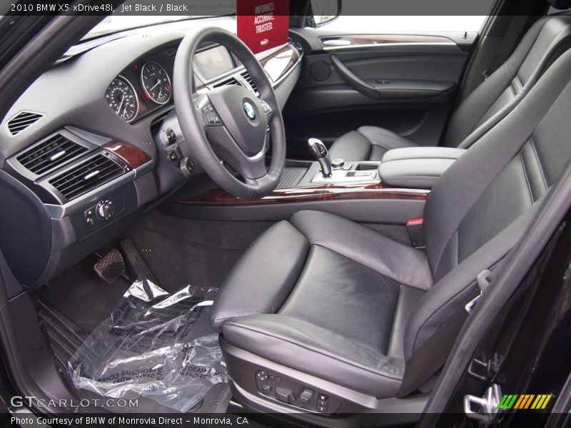 Jet Black / Black 2010 BMW X5 xDrive48i