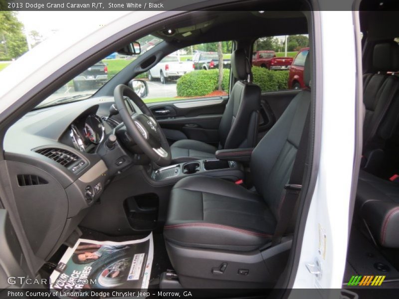 Stone White / Black 2013 Dodge Grand Caravan R/T