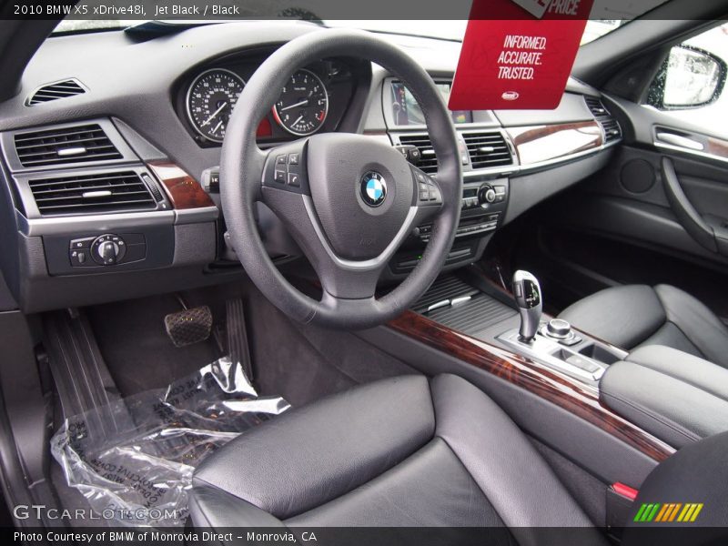 Jet Black / Black 2010 BMW X5 xDrive48i