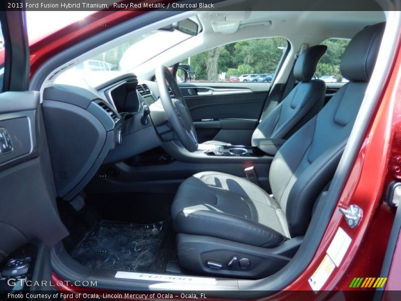 Rear Seat of 2013 Fusion Hybrid Titanium