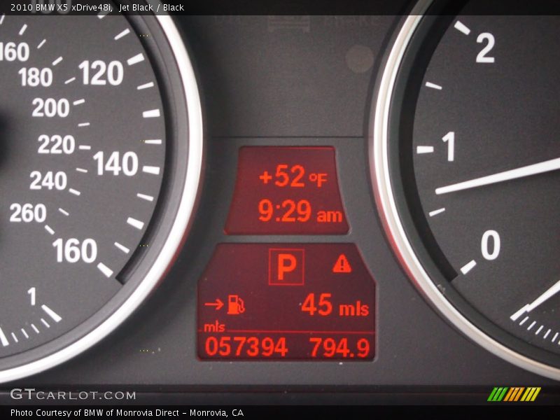 Jet Black / Black 2010 BMW X5 xDrive48i
