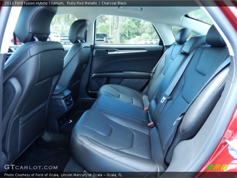 Rear Seat of 2013 Fusion Hybrid Titanium