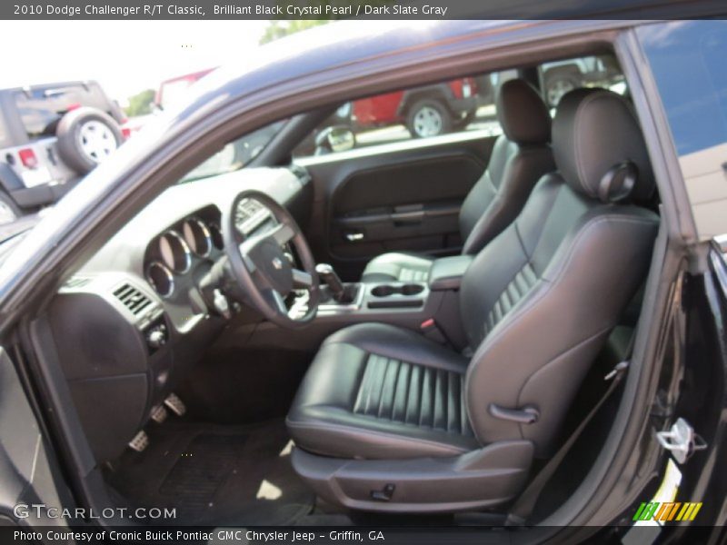 Brilliant Black Crystal Pearl / Dark Slate Gray 2010 Dodge Challenger R/T Classic