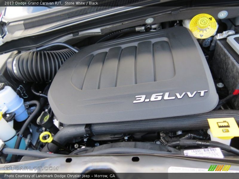 Stone White / Black 2013 Dodge Grand Caravan R/T