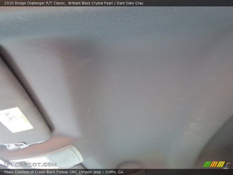Brilliant Black Crystal Pearl / Dark Slate Gray 2010 Dodge Challenger R/T Classic