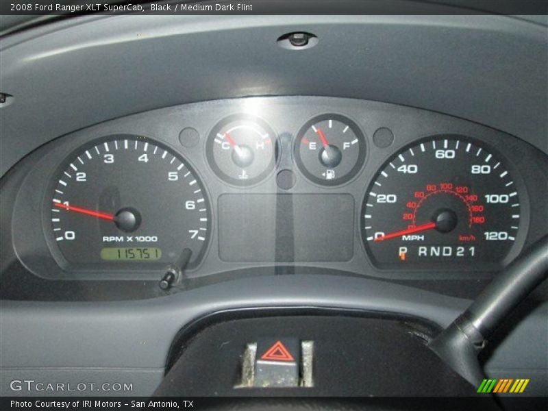 Black / Medium Dark Flint 2008 Ford Ranger XLT SuperCab