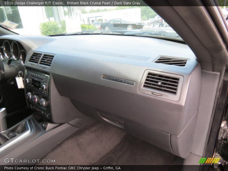 Brilliant Black Crystal Pearl / Dark Slate Gray 2010 Dodge Challenger R/T Classic