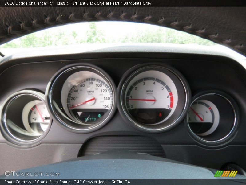 Brilliant Black Crystal Pearl / Dark Slate Gray 2010 Dodge Challenger R/T Classic