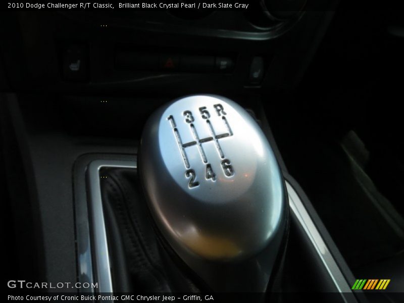 Brilliant Black Crystal Pearl / Dark Slate Gray 2010 Dodge Challenger R/T Classic