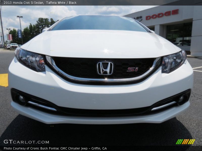 Taffeta White / Black 2013 Honda Civic Si Sedan