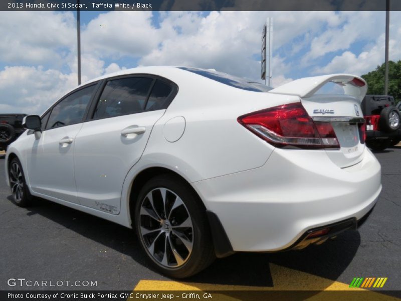 Taffeta White / Black 2013 Honda Civic Si Sedan